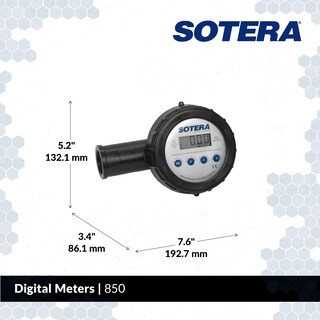 Foto 2 | Foto 2 | Medidor De Transferencia De Productos Químicos Sotera 850 1 2-20 Gpm Con Sensor De Aire - Venta Internacional.