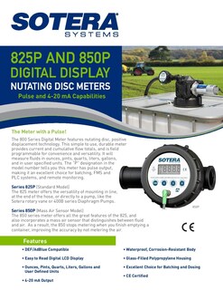 Foto 4 | Foto 4 | Medidor De Transferencia De Productos Químicos Sotera 850 1 2-20 Gpm Con Sensor De Aire - Venta Internacional.