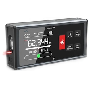 Foto 1 | Foto 1 | Telémetro Láser Bilateral, Medidor Laser De Distancia 120m Recargable Usb Eo Safe Imports Esi-19420 Negro