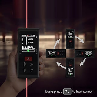 Foto 3 | Foto 3 | Telémetro Láser Bilateral, Medidor Laser De Distancia 120m Recargable Usb Eo Safe Imports Esi-19420 Negro