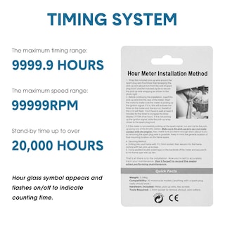 Foto 2 | Foto 2 | Contadores De Horas Para Motores Pequeños Medidor De Motor Digital Inductivo - Venta Internacional.