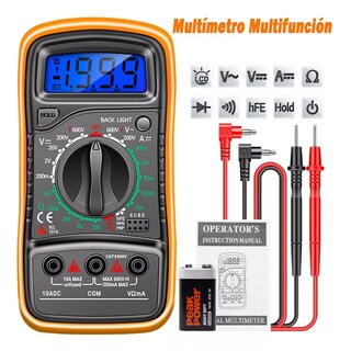 Foto 3 | Foto 3 | Multímetro Digital LCD Eo Safe Imports ESI-5187 color Amarillo
