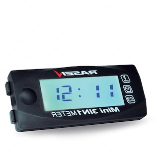 Foto 2 | Foto 2 | Voltímetro Rectangular para Moto Rasen con Reloj y Medidor de Temperatura