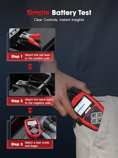 Foto 7 | Foto 7 | Comprobador De Baterías De Coche Ancel Ba101 12v Digital 100-2000 Cca - Venta Internacional.