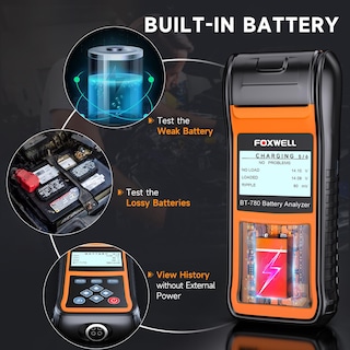 Foto 2 | Foto 2 | Probador De Baterías De Coche Foxwell Bt780 12 V 24 V Con Impresora 100-2000 - Venta Internacional.