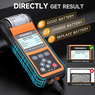 Foto 6 | Foto 6 | Probador De Baterías De Coche Foxwell Bt780 12 V 24 V Con Impresora 100-2000 - Venta Internacional.