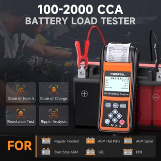 Foto 7 | Foto 7 | Probador De Baterías De Coche Foxwell Bt780 12 V 24 V Con Impresora 100-2000 - Venta Internacional.