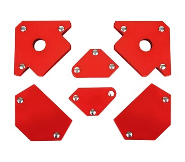 Foto 1 | Foto 1 | Escuadras Magnéticas Belug color Rojo 6 Piezas