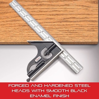 Foto 7 | Foto 7 | Hoja Cuadrada Combinada Starrett C33h-12-4r De Acero De 30 Cm - Venta Internacional.