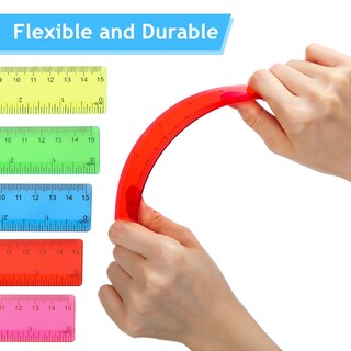 Foto 3 | Foto 3 | Ruler Zonon De Plástico, Flexible, Recto, 6 Pulgadas/15 Cm, 100 Unidades - Venta Internacional.