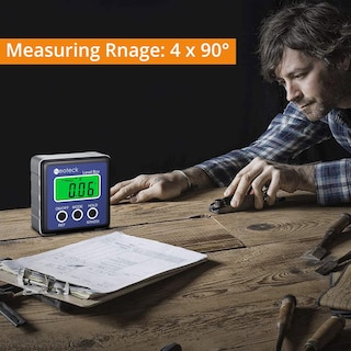 Foto 5 | Foto 5 | Transportador Angle Finder Neoteck Digital Lcd A Prueba De Agua Azul - Venta Internacional.