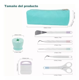 Foto 3 | Foto 3 | Kit De Herramientas De Pelado De Vinilo Para Cricut Cameo 8 Pzs, Verde