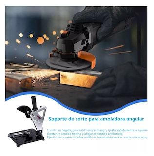 Foto 4 | Foto 4 | Soporte Esmeril Angular Amoladora Corte Diametro 100 A 125 Negro/gris