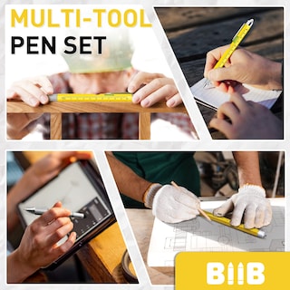 Foto 2 | Foto 2 | Bolígrafo Multiherramienta BIIB 9 en 1 para Adultos + Accesorios - Venta Internacional