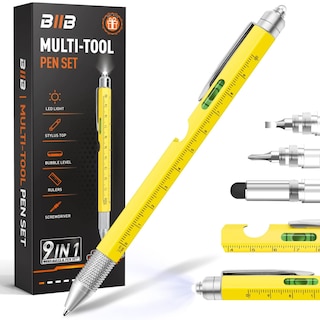 Foto 7 | Foto 7 | Bolígrafo Multiherramienta BIIB 9 en 1 para Adultos + Accesorios - Venta Internacional