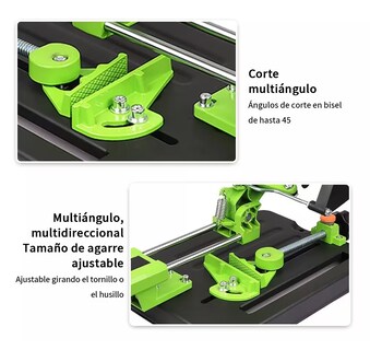 Foto 5 | Foto 5 | Soporte Profesional Para Amoladora Angular Lab.g Apto Para 100-125 Negro/verde