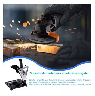 Foto 4 | Foto 4 | Soporte Esmeril Lab.g Angular Amoladora Corte Diametro 100 A 125 Negro/gris