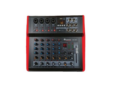 Foto 1 | Foto 1 | Mezcladora Amplificada Soundtrack Mix-6pc 6 color Negro Canales/150w X2 Phantom