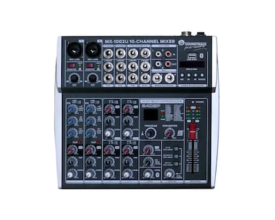 Foto 1 | Foto 1 | Mezcladora Pasiva Sound Track Mx-1002u color Gris/10 Ch/bluetooth
