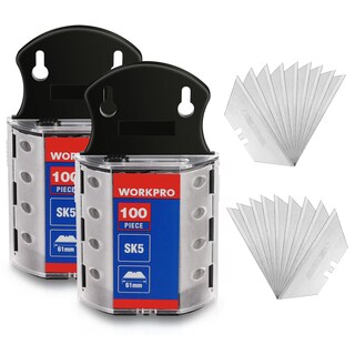 Foto 1 | Foto 1 | Cuchillas Multiusos Workpro, Paquete De 200 Unidades Con Dispensador, Acero Sk5 - Venta Internacional.