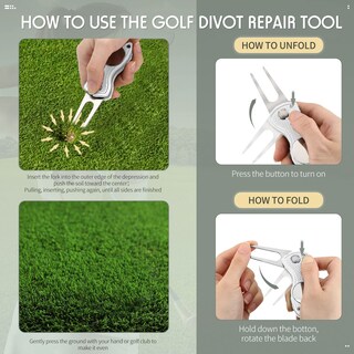Foto 4 | Foto 4 | Herramienta De Reparación Golf Divot Skylety Metal Con Marcador Magnético - Venta Internacional.