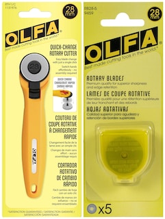 Foto 1 | Foto 1 | Cortadora De Tela Giratoria Olfa De 28 Mm Con Recarga De 5 Cuchillas - Venta Internacional.