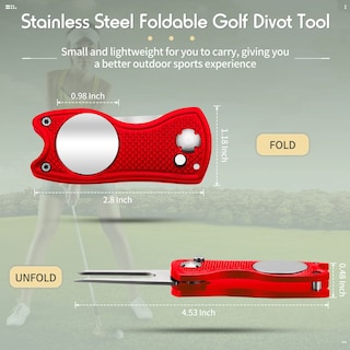 Foto 2 | Foto 2 | Herramienta De Reparación Golf Divot Skylety Metal Con Marcador Magnético - Venta Internacional.