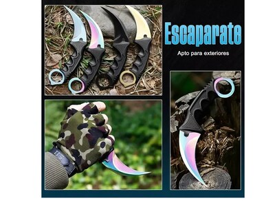 Foto 2 | Foto 2 | Xtellar Cuchillo Karambit Premium - Navaja Táctica Y Práctica - Herramienta Militar Esencial - Ideal Para Caza Y Supervivencia