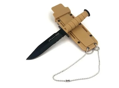 Foto 1 | Foto 1 | Cuchillo Táctico Xtellar Militar Premium Con Cadena Y Funda - Edición Lion Color Café