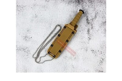 Foto 3 | Foto 3 | Cuchillo Táctico Xtellar Militar Premium Con Cadena Y Funda - Edición Lion Color Café