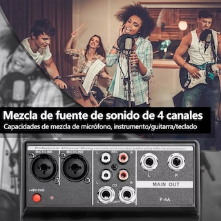Foto 2 | Foto 2 | Mezcladora de Audio Eo Safe Imports Esi6413 con Bluetooth