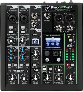 Foto 1 | Foto 1 | Mezclador Mackie Profx6v3+ De 6 Canales Con Efectos, Usb Y Bluetooth - Venta Internacional.