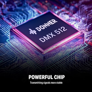 Foto 7 | Foto 7 | Controlador Inalámbrico Donner Dfi Dj 2.4g Dmx512 Con 5 Receptores - Venta Internacional.