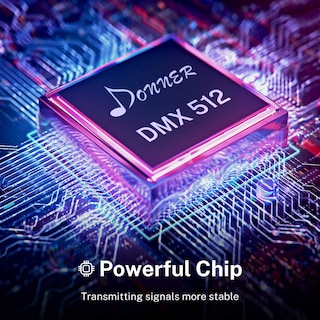 Foto 7 | Foto 7 | Controlador Dmx Inalámbrico Donner Dfi 2.4g 7 Receptores Con Batería - Venta Internacional.