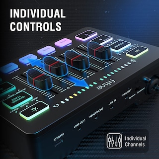Foto 3 | Foto 3 | Mezclador De Audio Para Juegos Fifine Sc3 Con Interfaz De Micrófono Xlr Rgb - Venta Internacional.