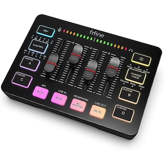 Foto 2 | Foto 2 | Mezcladora Ampligame Fifine Sc3 2 Salidas/3 Entradas/usb-c/48 Volts
