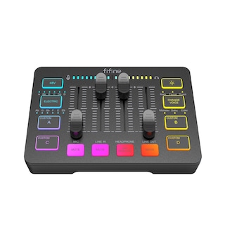 Foto 3 | Foto 3 | Mezcladora Ampligame Fifine Sc3 2 Salidas/3 Entradas/usb-c/48 Volts