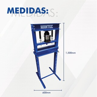 Foto 4 | Foto 4 | Prensa Hidráulica de 20 Toneladas Hantec color Azul