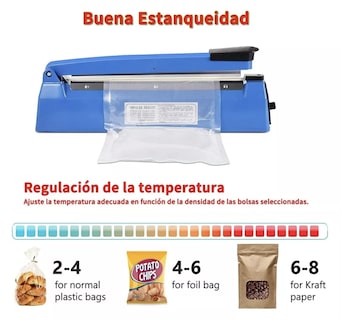 Foto 3 | Foto 3 | Máquina De Selladora Térmico De Bolsas De Plástico De 20 Cm T