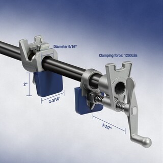 Foto 7 | Foto 7 | Abrazaderas De Tubo Workpro De Aluminio De 3/4 Pulgadas Para Carpintería, Paquete De 2 - Venta Internacional.