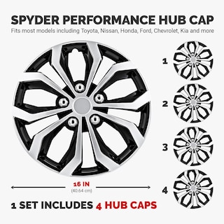 Foto 2 | Foto 2 | Cubreruedas Hubcap Pilot Automotive Wh553-16s-bs 40 Cm - Venta Internacional.