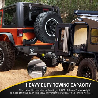 Foto 6 | Foto 6 | Kit Receptor De Enganche De Remolque Nilight Jk-61a Para Jeep Wrangler Jk 2007-2018 - Venta Internacional.
