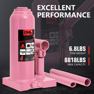 Foto 4 | Foto 4 | Botella Hidráulica Jack Dna Motoring De 4 Toneladas/4.000 Kg, Color Rosa - Venta Internacional.