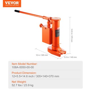 Foto 7 | Foto 7 | Puntera Hidráulica Vevor De 5 Toneladas En La Punta, 10 Toneladas En La Parte Superior - Venta Internacional.
