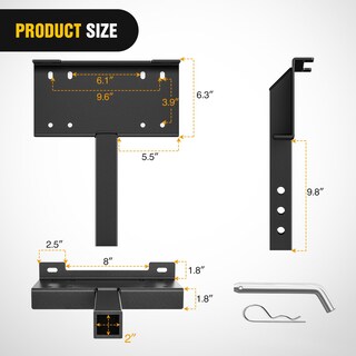 Foto 2 | Foto 2 | Placa De Montaje Para Enganche Y Cabrestante Para Remolque Nilight Universal - Venta Internacional.