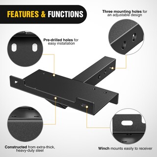 Foto 4 | Foto 4 | Placa De Montaje Para Enganche Y Cabrestante Para Remolque Nilight Universal - Venta Internacional.