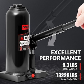 Foto 5 | Foto 5 | Botella Hidráulica Jack Dna Motoring 6 Toneladas/6.000 Kg Negra - Venta Internacional.