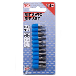Foto 2 | Foto 2 | Juego Puntas 1/4 | Torx | T7 - T45 | 11 Pz | Bgs 784