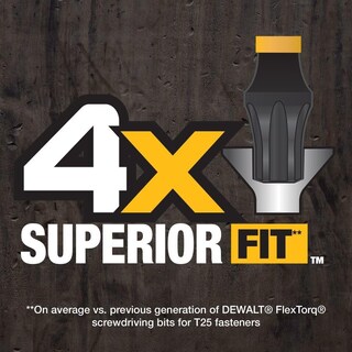 Foto 2 | Foto 2 | Brocas De Impacto Dewalt Flextorq Torx T25, Paquete De 30 - Venta Internacional.
