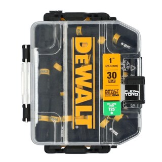 Foto 4 | Foto 4 | Brocas De Impacto Dewalt Flextorq Torx T25, Paquete De 30 - Venta Internacional.
